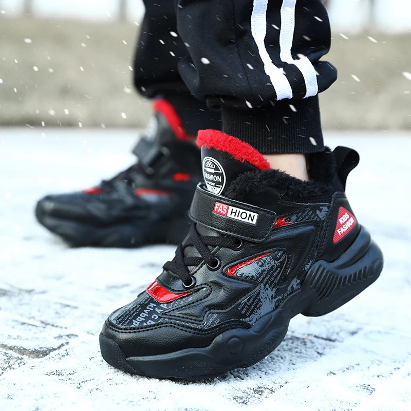 Winter Warm Boys Shoes Casual Children Sneakers With Fur Waterproof Walking Snows Student Toddler Boy Trainers Plush Kids Shoes
Winter Warm Boys Shoes Casual Children Sneakers With Fur Waterproof Walking Snows Student Toddler Boy Trainers Plush Kids Shoes