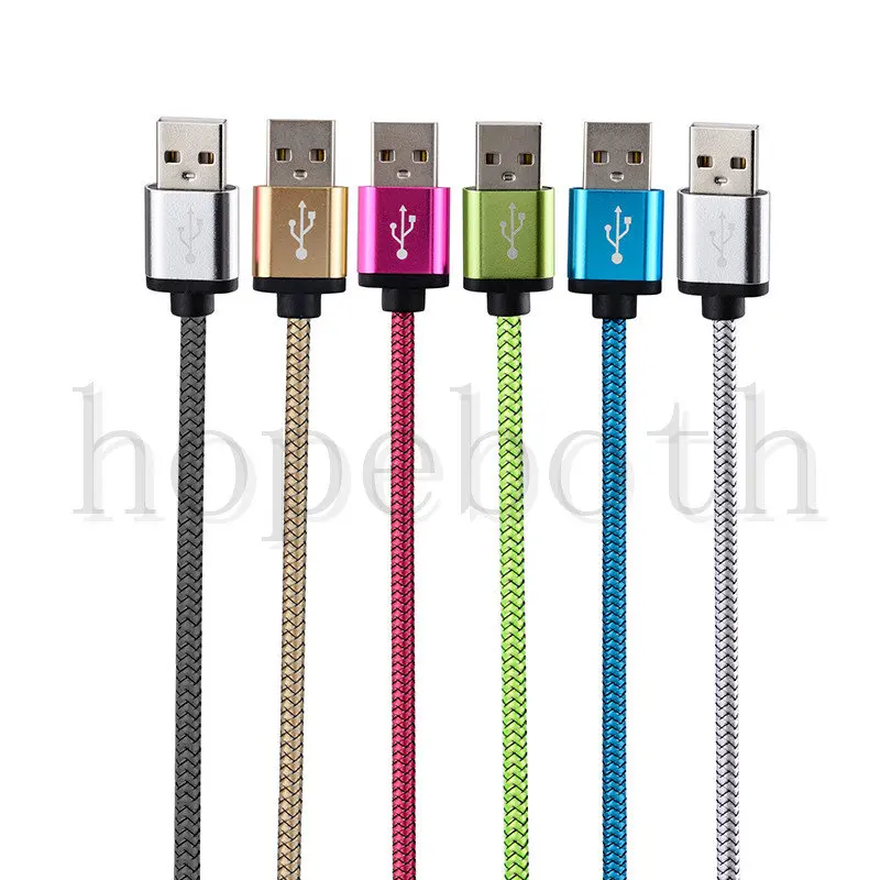 Металлический Плетеный USB-кабель для зарядного устройства IPhone X 7 6 5 8 Plus Iphone Xr XS MAX 3A