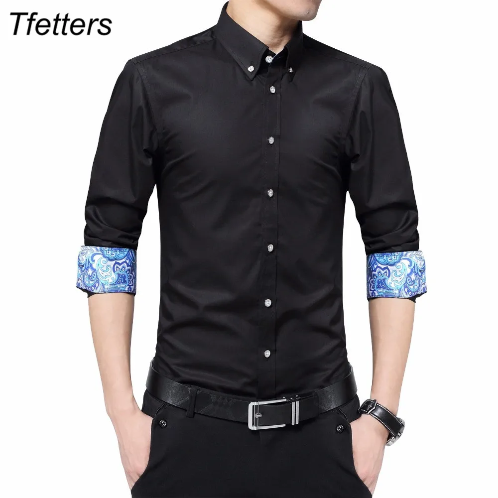 TFETTERS Plus Size 5XL Men Shirts Fashion 2021 Print Collar Cuff Long Sleeve Shirt Men Brand Turn Down Collar Camisa Social Male
TFETTERS Plus Size 5XL Men Shirts Fashion 2021 Print Collar Cuff Long Sleeve Shirt Men Brand Turn Down Collar Camisa Social Male