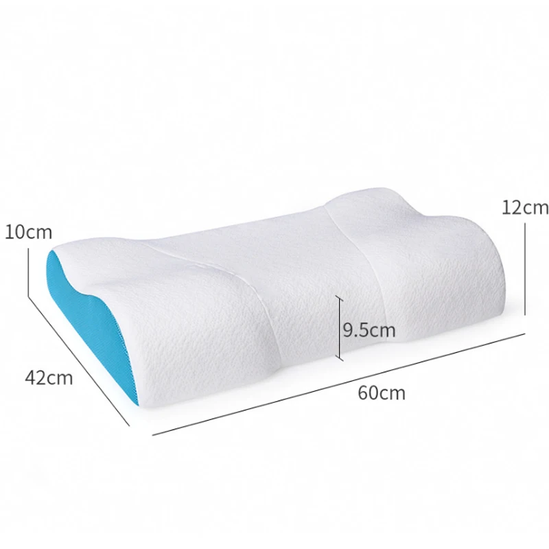 

White Memory Foam Pillows Orthopedic Cervical Neck Pillow Slow Rebound Improve Sleeping Comfortable Bedding Rectangl 60*42 CM