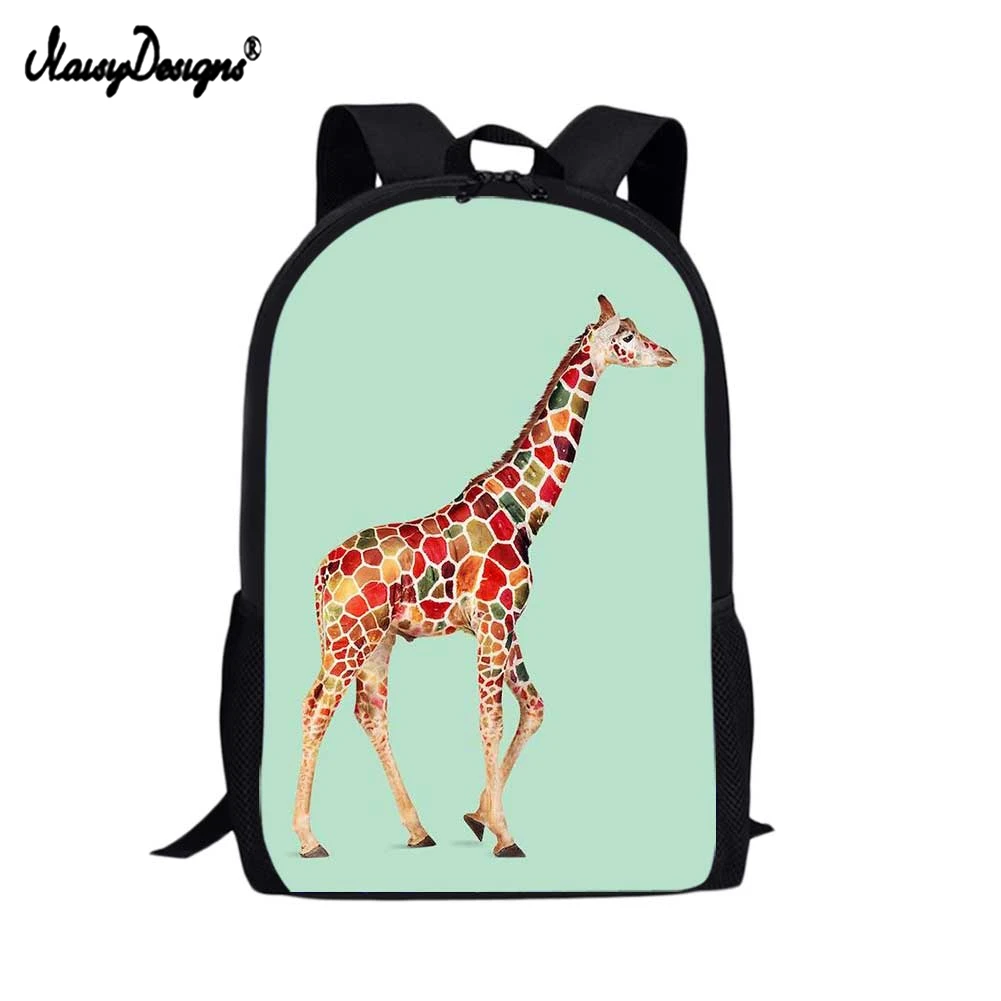 NOISYDESIGNS Cute Printing Animal Giraffe Children Backpacks Personalized Teenager Girls Bagpack for School Unique Kids Daypack
NOISYDESIGNS Cute Printing Animal Giraffe Children Backpacks Personalized Teenager Girls Bagpack for School Unique Kids Daypack