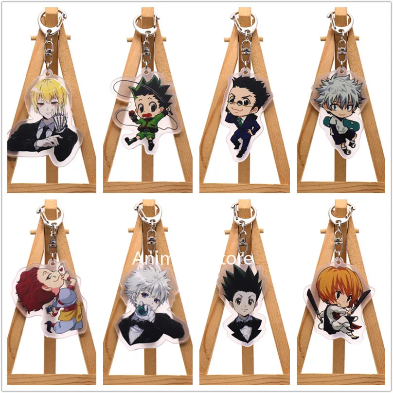 HUNTER X HUNTER Keychain Figure GON FREECSS Killua Zoldyck Kurapika Leorio Acrylic Bag Pendant Keyring for Gift
HUNTER X HUNTER Keychain Figure GON FREECSS Killua Zoldyck Kurapika Leorio Acrylic Bag Pendant Keyring for Gift