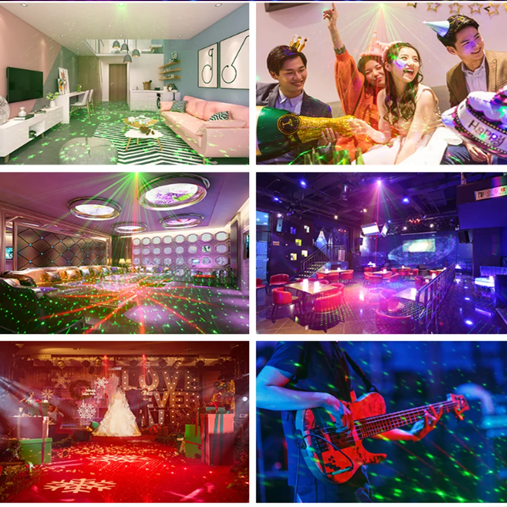 64 Patterns Projector DJ Laser Light red green Blue LED Effect Disco light ball with controller moving head Party Lamp
64 Patterns Projector DJ Laser Light red green Blue LED Effect Disco light ball with controller moving head Party Lamp