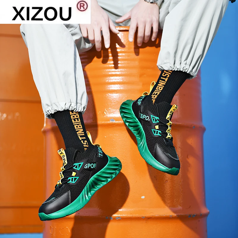 XIZOU 2021 NEW Shoes For Men Round Head Breathable Sneakers Sports Casual Shoes Platform Street Fashion Men's Sneakers Big Size
XIZOU 2021 NEW Shoes For Men Round Head Breathable Sneakers Sports Casual Shoes Platform Street Fashion Men's Sneakers Big Size