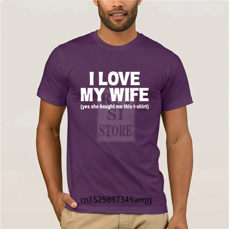 Top Men's T shirt I LOVE MY WIFE FUNNY PRINTED MENS T SHIRT HUSBAND DAD GIFT IDEA NOVELTY WEDDING
Top Men's T shirt I LOVE MY WIFE FUNNY PRINTED MENS T SHIRT HUSBAND DAD GIFT IDEA NOVELTY WEDDING