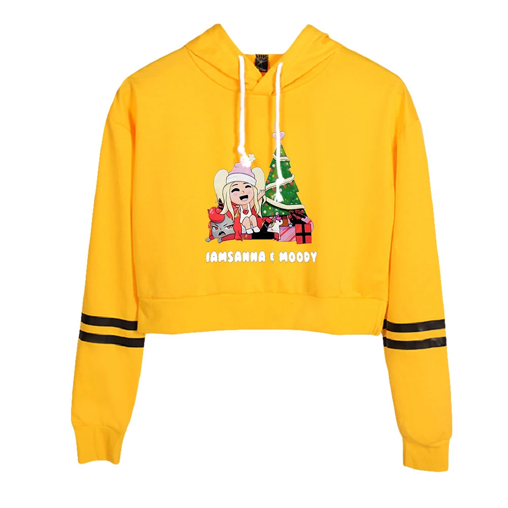 Iamsanna sweatshirt ladies loose hoodie short sexy Harajuku girl clothes hoodie tops
Iamsanna sweatshirt ladies loose hoodie short sexy Harajuku girl clothes hoodie tops
