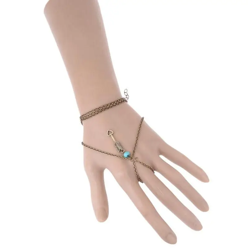 Hot Romantic Slave Chain Bead Cupid Arrow Bracelets for Women Vintage Finger Wrist Accessories Bracelets Jewelry
Hot Romantic Slave Chain Bead Cupid Arrow Bracelets for Women Vintage Finger Wrist Accessories Bracelets Jewelry