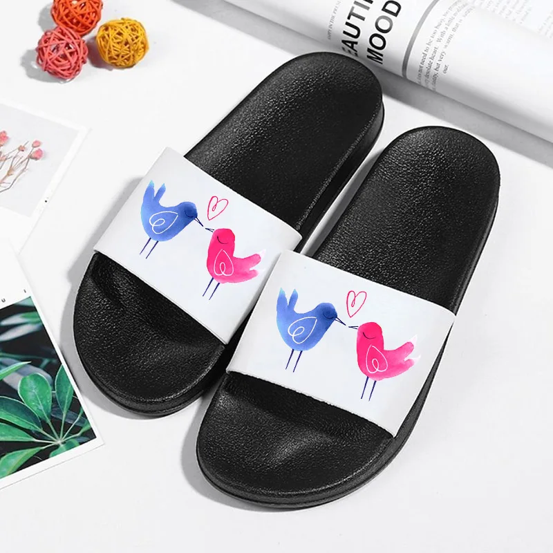 Cute Bird Home Unisex Slippers Women Summer Thick Platform Sandals Couples Indoor Bathroom Anti-slip Slides Ladies Men Shoes
Cute Bird Home Unisex Slippers Women Summer Thick Platform Sandals Couples Indoor Bathroom Anti-slip Slides Ladies Men Shoes