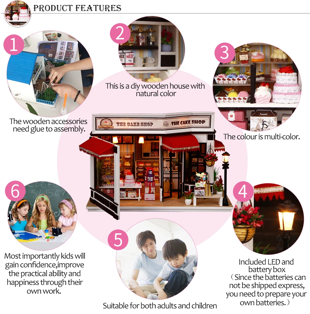 DIY Dollhouse Wooden doll Houses Miniature Doll House Furniture Kit Casa Music Led Toys for Children Birthday Gift
DIY Dollhouse Wooden doll Houses Miniature Doll House Furniture Kit Casa Music Led Toys for Children Birthday Gift