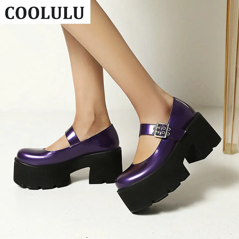 Женские туфли COOLULU Goth Mary Janes на высоком массивном каблуке Туфли-лодочки на платформе с закрытым носком женские туфли на шпильке черного цвет...
Женские туфли COOLULU Goth Mary Janes на высоком массивном каблуке Туфли-лодочки на платформе с закрытым носком женские туфли на шпильке черного цвет...