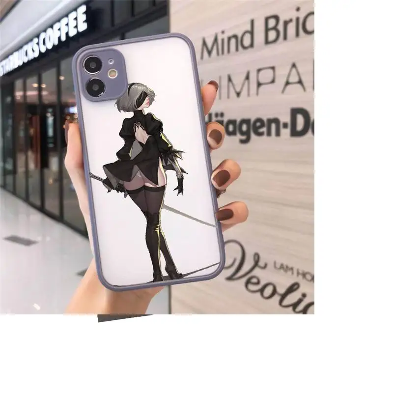 Anime Nier Automata 2b Phone Case Matte For iPhone 12 Mini 11 Pro XR XS Max 7 8 Plus X Hard PC Back Cover
Anime Nier Automata 2b Phone Case Matte For iPhone 12 Mini 11 Pro XR XS Max 7 8 Plus X Hard PC Back Cover
