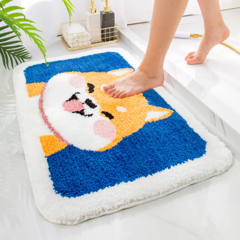 Flocking Absorbent Floor Mat Household Kitchen Bathroom Bathroom Mat Cartoon Toilet Anti-slip Mat
Flocking Absorbent Floor Mat Household Kitchen Bathroom Bathroom Mat Cartoon Toilet Anti-slip Mat