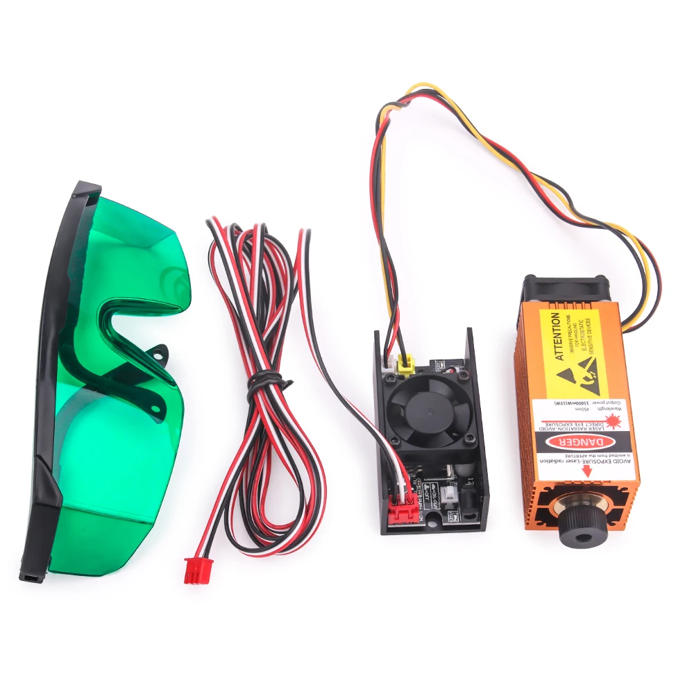 Лазерный модуль для гравировки регулируемая фокусная длина 3Pin TTL/PWM лазерный