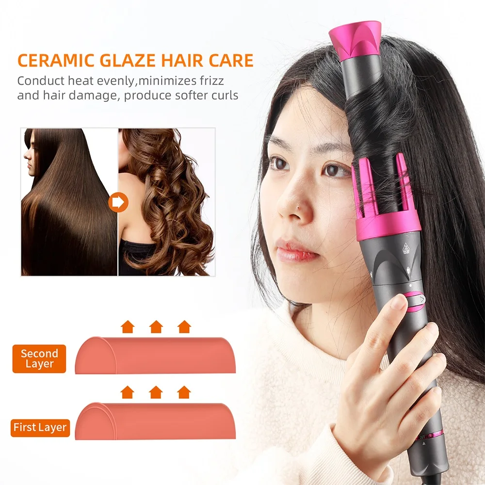 Foreverlily Automatic Curling Iron Rotating Magic Hair Curling Salon 3 in 1 Hair Curler Styling Airwrap Roller For Curls Waves
Foreverlily Automatic Curling Iron Rotating Magic Hair Curling Salon 3 in 1 Hair Curler Styling Airwrap Roller For Curls Waves
