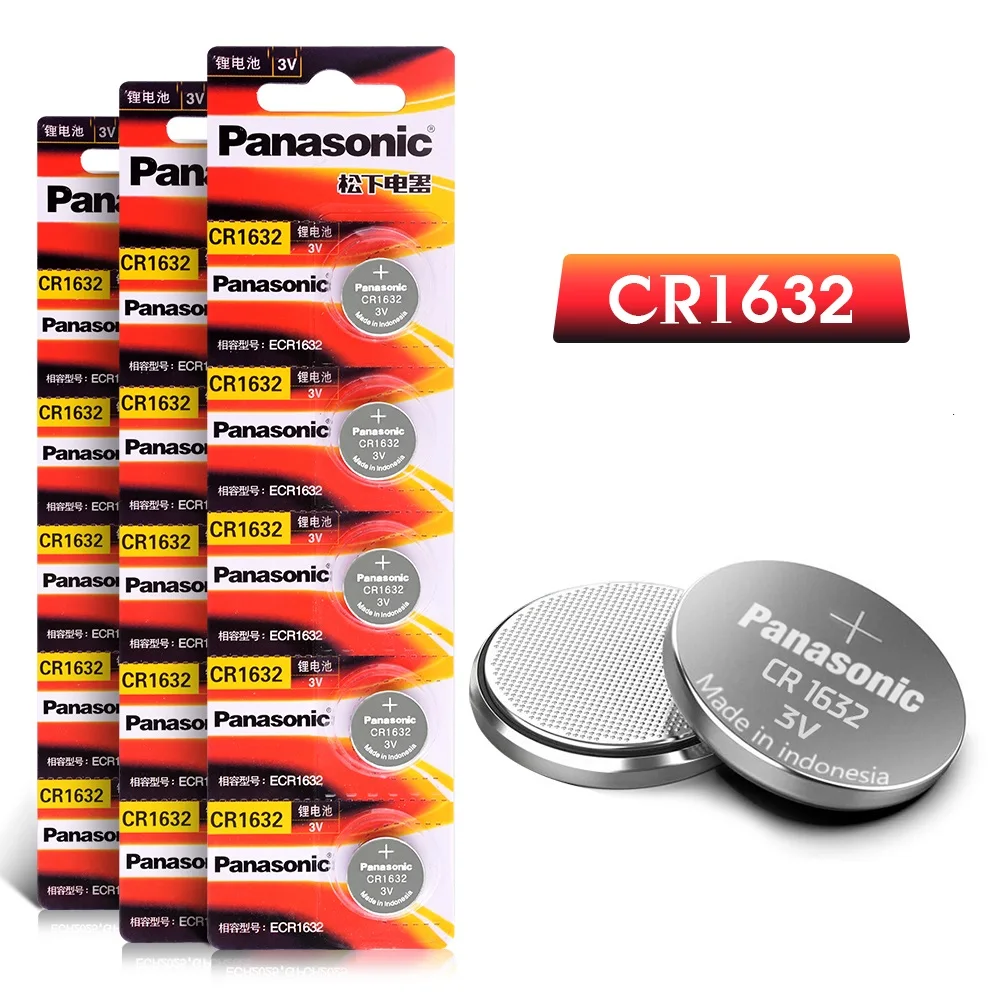 Panasonic 1-25Pcs 3V CR1632 Lithium Button Cell Batteries DL1632 ECR1632 KL1632 Battery For Watch Remote control Car Keys Toys
Panasonic 1-25Pcs 3V CR1632 Lithium Button Cell Batteries DL1632 ECR1632 KL1632 Battery For Watch Remote control Car Keys Toys
