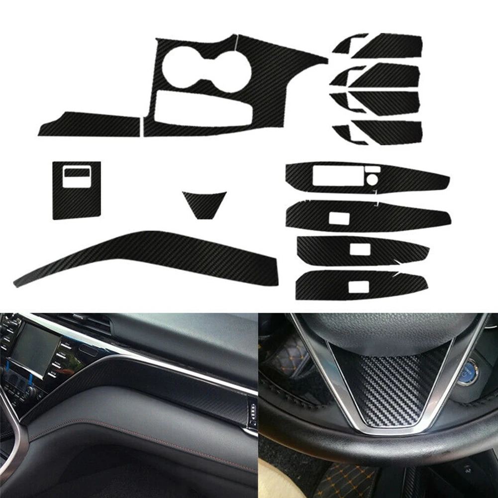 Car Center Control Panel Covers Carbon Fiber Car Console Frame Stickers Auto Interior Decor For Toyota Camry 2018-2020 BK
Car Center Control Panel Covers Carbon Fiber Car Console Frame Stickers Auto Interior Decor For Toyota Camry 2018-2020 BK