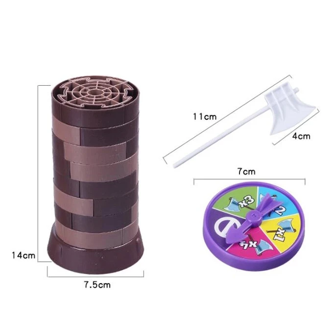 Newest Board Game Felling Tree Toys Cut Tree Grapefruit Lumberjack Parent-Child Interaction Mathematics Calculation Double Toys
Newest Board Game Felling Tree Toys Cut Tree Grapefruit Lumberjack Parent-Child Interaction Mathematics Calculation Double Toys