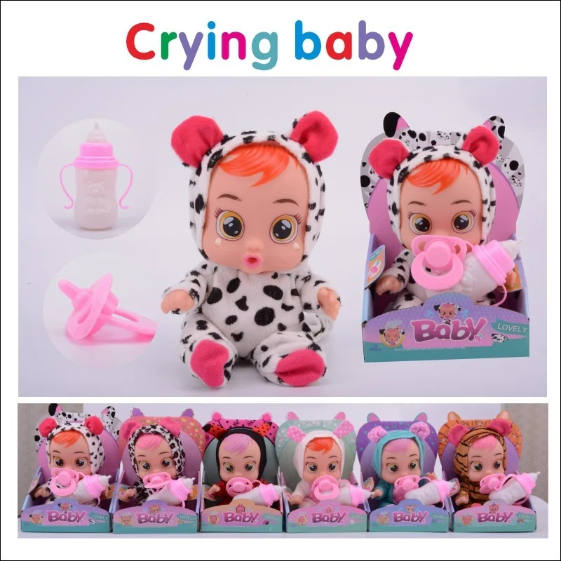 23 см reborn baby doll игрушки плач детская игрушка фигурки мальчик кукла дети подарок
