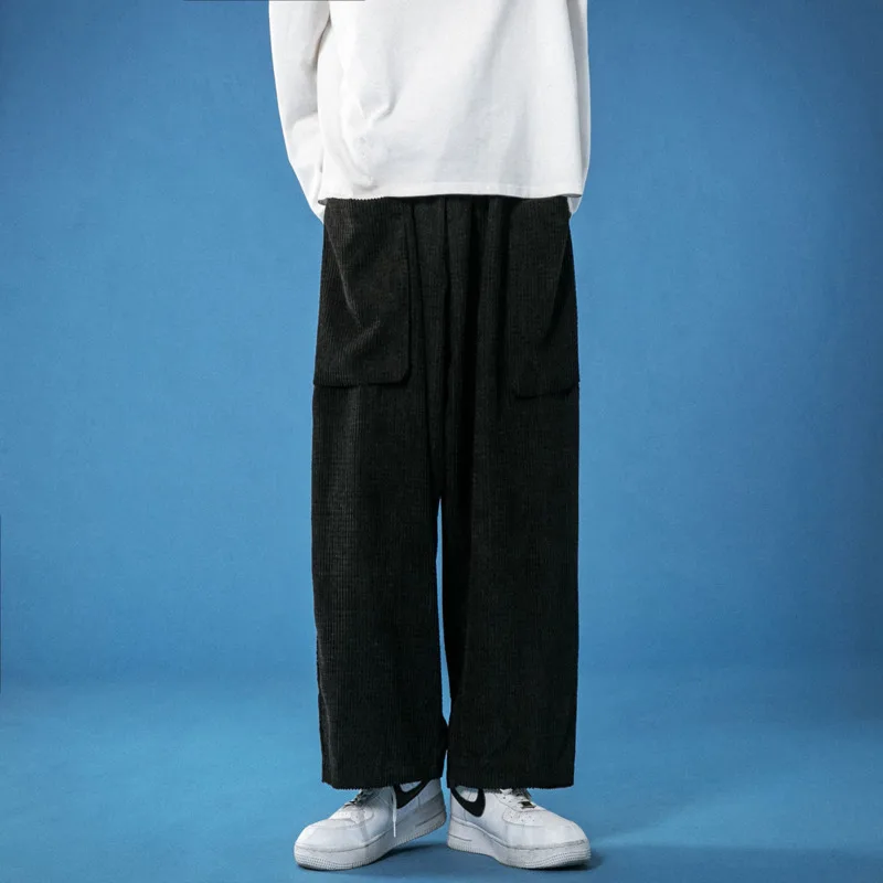 Cotton Corduroy Pants Men's Fashion Retro Casual Pants Men Streetwear Korean Hip-hop Straight Wide Leg Pants Mens Trousers M-5XL
Cotton Corduroy Pants Men's Fashion Retro Casual Pants Men Streetwear Korean Hip-hop Straight Wide Leg Pants Mens Trousers M-5XL