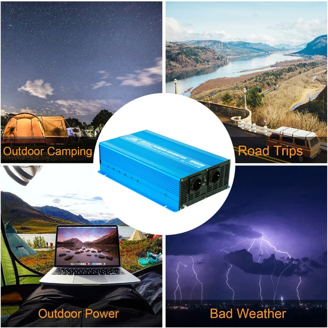 4000W DC/AC converters DC 12V/24V/48V AC110V/220V off grid Pure Sine Wave solar power inverter
4000W DC/AC converters DC 12V/24V/48V AC110V/220V off grid Pure Sine Wave solar power inverter