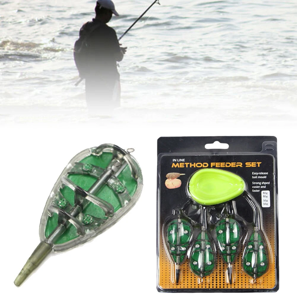 Flexible Fishing Feeder Method Mould Carp Bait Feeding Form Tool Quick Durable Nontoxic Release Fishing Mould Orange/Green
Flexible Fishing Feeder Method Mould Carp Bait Feeding Form Tool Quick Durable Nontoxic Release Fishing Mould Orange/Green