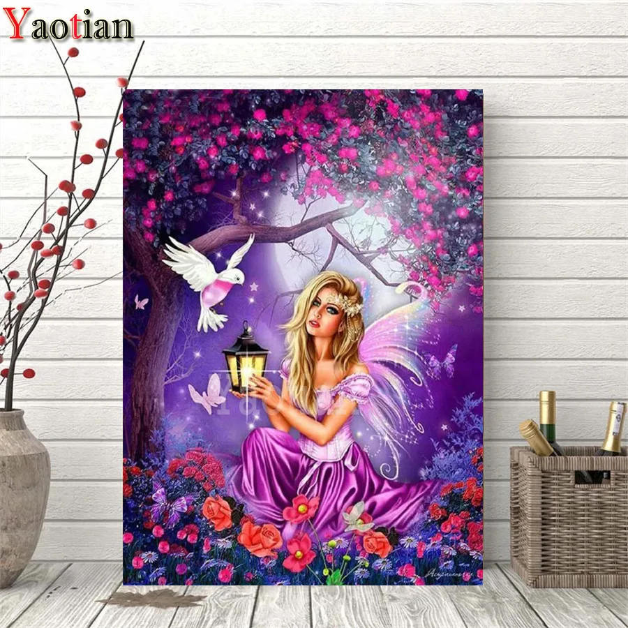 5D Diamond Painting Full Round Fantasy forest fairy and dove Rhinestones Embroidery Sale Diamond Mosaic Cross Stitch Home Decor
5D Diamond Painting Full Round Fantasy forest fairy and dove Rhinestones Embroidery Sale Diamond Mosaic Cross Stitch Home Decor