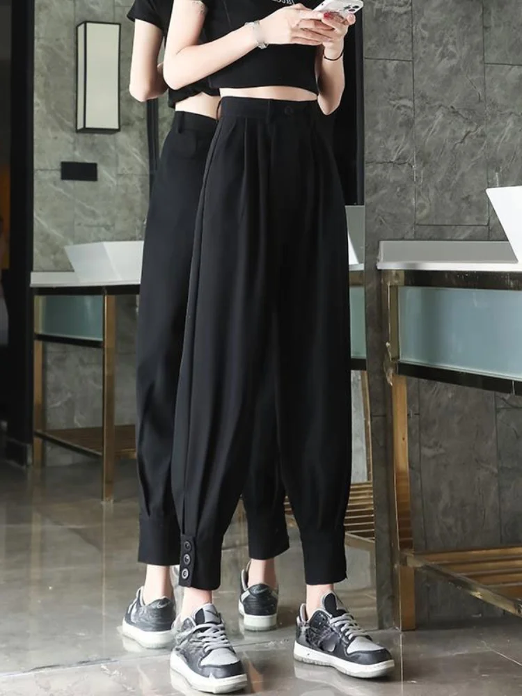 ZHOUTAYLOR Sweatpants Women Full Length Fashion Femme Bottoms Pockets Harem Pants Summer Office Lady Solid Trouser Female
ZHOUTAYLOR Sweatpants Women Full Length Fashion Femme Bottoms Pockets Harem Pants Summer Office Lady Solid Trouser Female