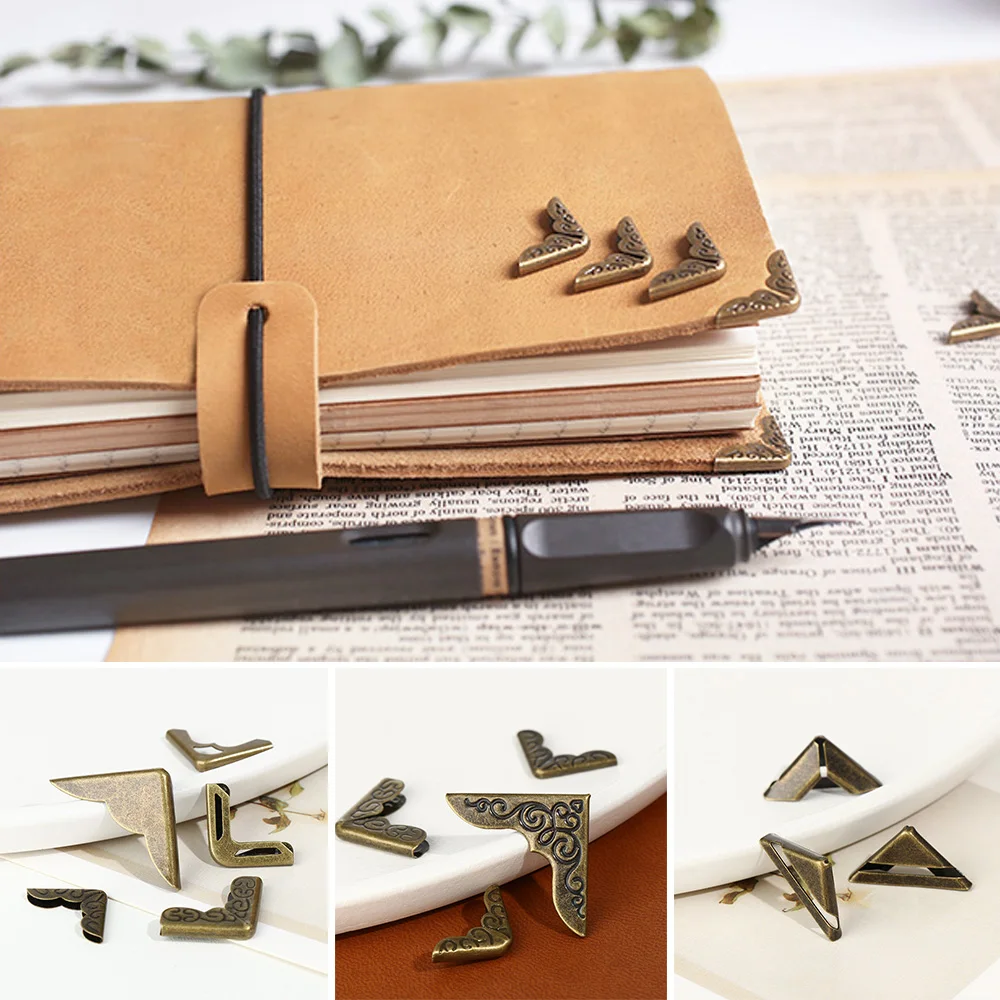 4Pcs DIY Decoration Cover Book Metal Corners Book Corner Protector Photo Albums Scrapbook Accessories
4Pcs DIY Decoration Cover Book Metal Corners Book Corner Protector Photo Albums Scrapbook Accessories