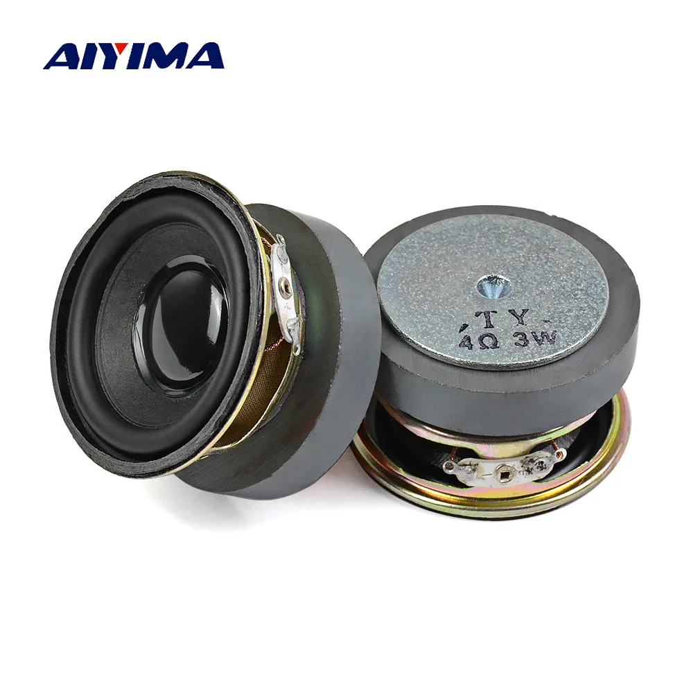 AIYIMA 2Pcs 2 Inch Audio Speaker 52mm 4 Ohm 3W Loudspeaker Altavoz DIY Home Theater Bluetooth-compatible Music Sound Speaker
AIYIMA 2Pcs 2 Inch Audio Speaker 52mm 4 Ohm 3W Loudspeaker Altavoz DIY Home Theater Bluetooth-compatible Music Sound Speaker