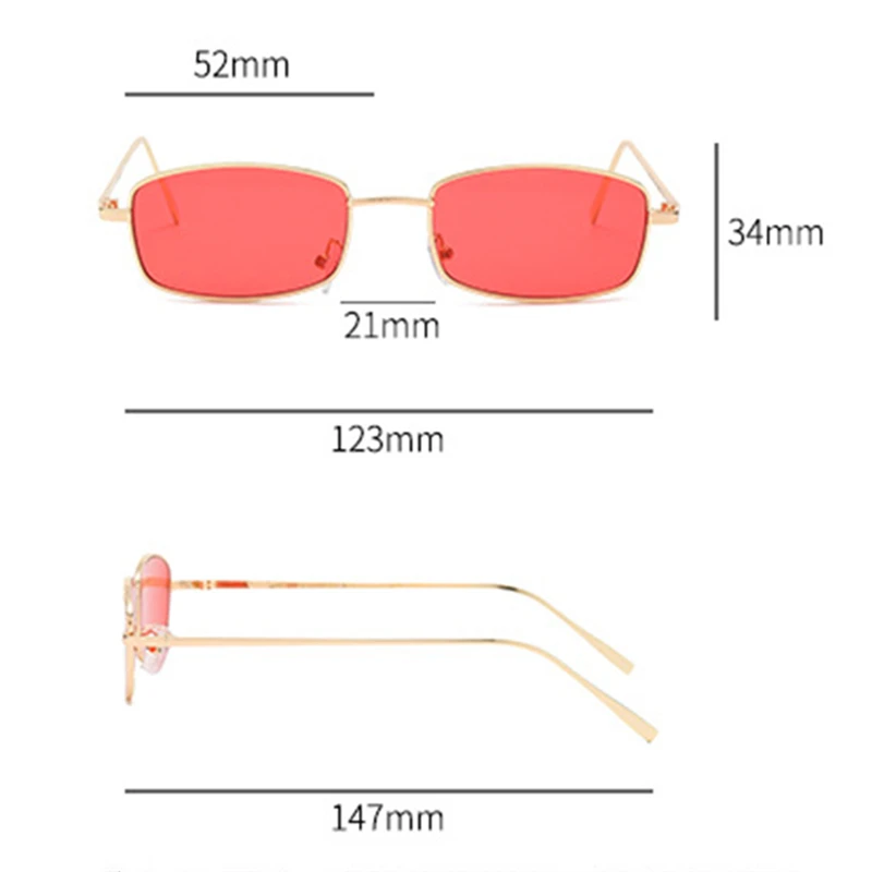 Candy Color Unisex Vintage Rectangle Sunglasses For Men Boys Retro Alloy Frame Colorful Lenses Decorative Sun Glasses UV400
Candy Color Unisex Vintage Rectangle Sunglasses For Men Boys Retro Alloy Frame Colorful Lenses Decorative Sun Glasses UV400
