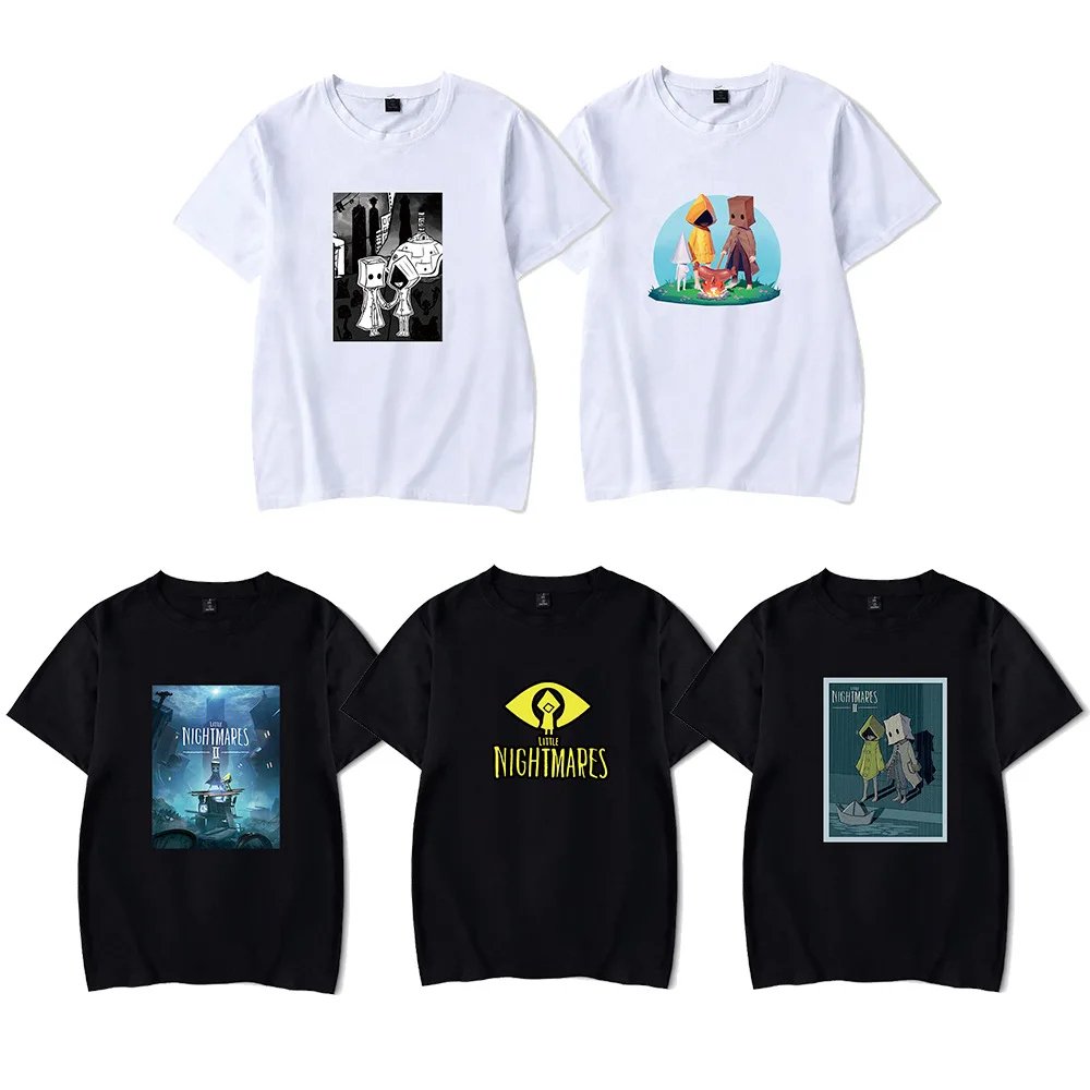 Little Nightmares T-shirt Summer Short Sleeve Boys/girls T-shirts Harajuku Streetwear Black Tees Game Little Nightmares 2 Tops
Little Nightmares T-shirt Summer Short Sleeve Boys/girls T-shirts Harajuku Streetwear Black Tees Game Little Nightmares 2 Tops