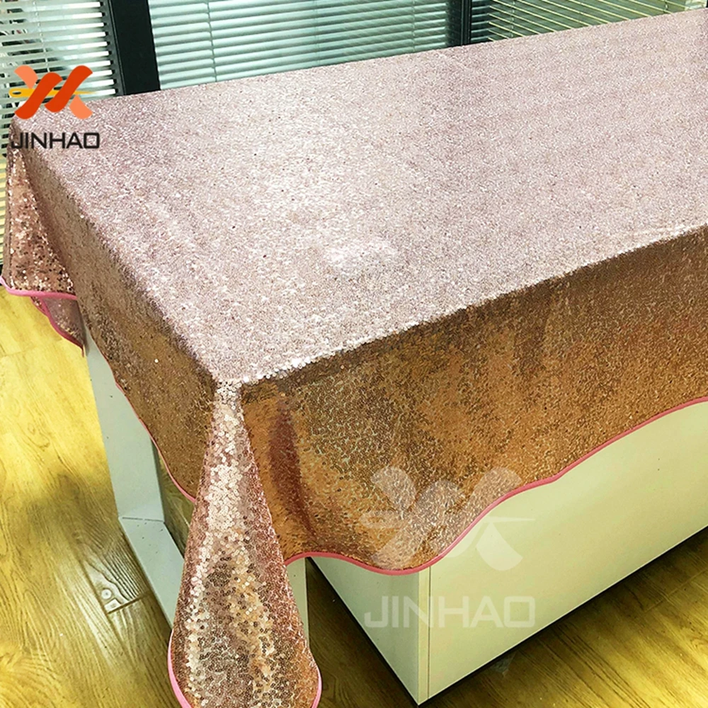 Gauze Champagne Gold Sparkly Banquet Decoration Christmas Overlay Sequin Tablecloth
Gauze Champagne Gold Sparkly Banquet Decoration Christmas Overlay Sequin Tablecloth
