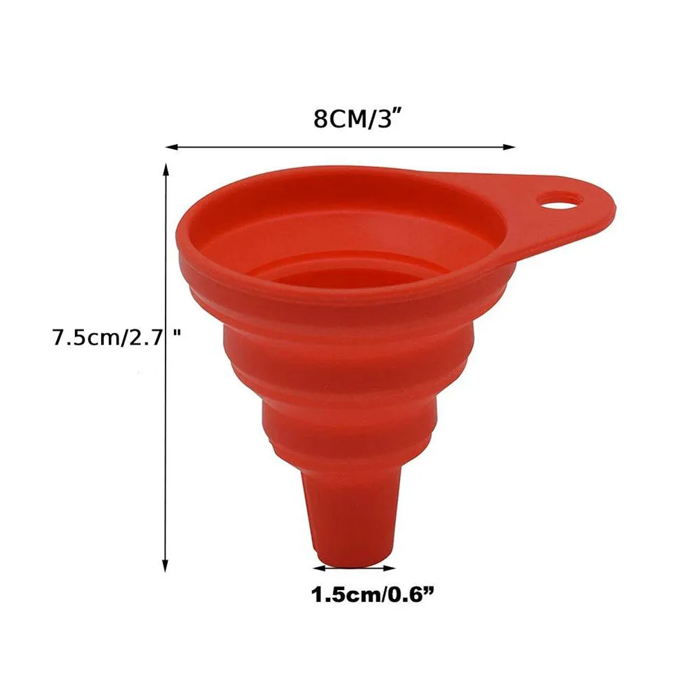 Automobile engine funnel gasoline fuel gasoline diesel liquid changer Red Folded silicone funnel Universal Car accessories
Automobile engine funnel gasoline fuel gasoline diesel liquid changer Red Folded silicone funnel Universal Car accessories