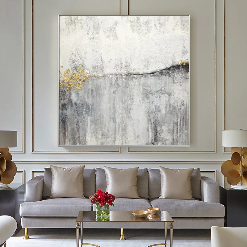 Abstract Landscape Geometric Art Painting Nordic Style Golde Living Room Home Picture Decoration Frameless 24X32Inch(60X80CM)
Abstract Landscape Geometric Art Painting Nordic Style Golde Living Room Home Picture Decoration Frameless 24X32Inch(60X80CM)