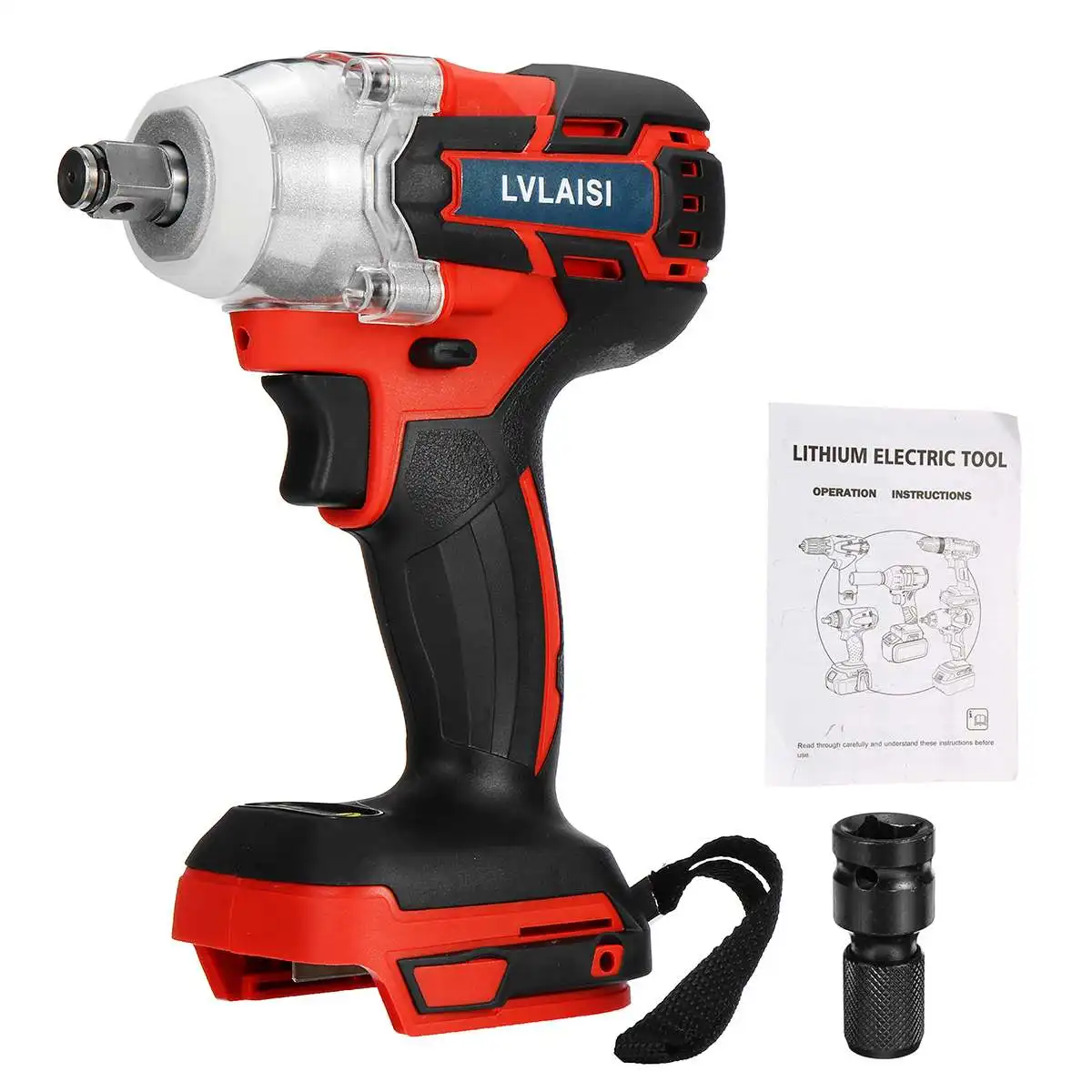18V Brushless Electric Wrench Cordless Impact Wrench 1/2 520Nm Rechargeable Power Tools Wrench Socket Set For Makita Battery
18V Brushless Electric Wrench Cordless Impact Wrench 1/2 520Nm Rechargeable Power Tools Wrench Socket Set For Makita Battery
