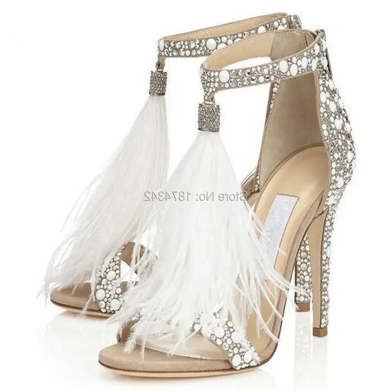 Bling bling women crystal sandals high heels tassel sandals shoes open toe high heel sandals fringed wedding party shoes mujer
Bling bling women crystal sandals high heels tassel sandals shoes open toe high heel sandals fringed wedding party shoes mujer
