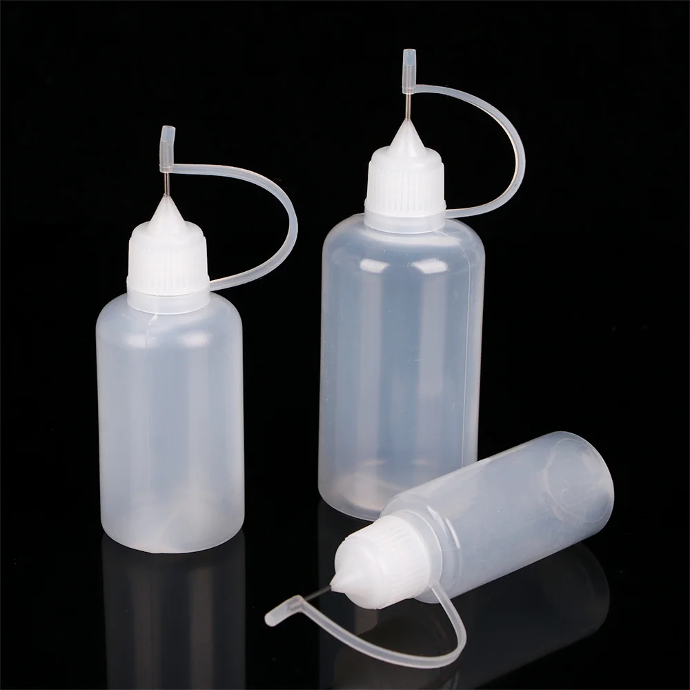 5/10/20/30 ML Plastic Empty Dropper Bottles With Needle Tip Squeezable Liquid Bottle Portable Mini Refillable | Красота и здоровье