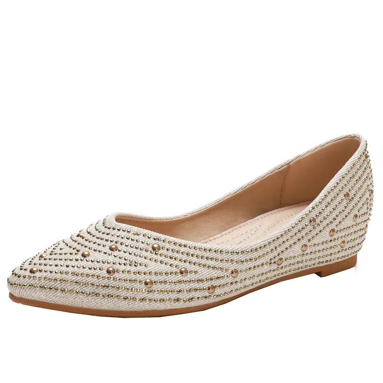 Pointed shallow mouth single shoes women 2021 fall rhinestone slope heel comfortable peas shoes flat shoes women zapatos mujer
Pointed shallow mouth single shoes women 2021 fall rhinestone slope heel comfortable peas shoes flat shoes women zapatos mujer
