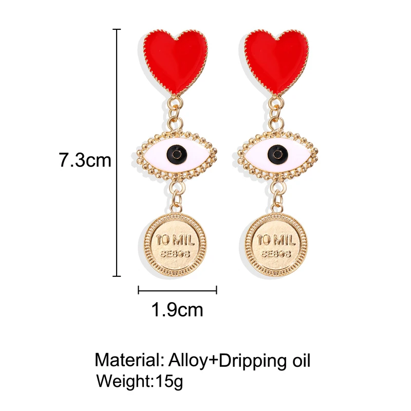MS MEOW 2020 New Design Lady Statement Earring Women Metal Gold Color Eye Heart Lips Long Dangle Drop Earrings Fashion Jewelry
MS MEOW 2020 New Design Lady Statement Earring Women Metal Gold Color Eye Heart Lips Long Dangle Drop Earrings Fashion Jewelry