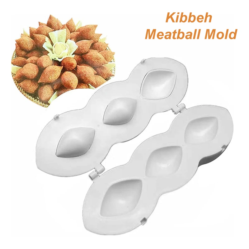 Meatball Mold Manual Fried Kibbeh Meatloaf Maker Meat Press Tool Durable DIY Mold Kitchen Meat Cake Desserts Mold
Meatball Mold Manual Fried Kibbeh Meatloaf Maker Meat Press Tool Durable DIY Mold Kitchen Meat Cake Desserts Mold