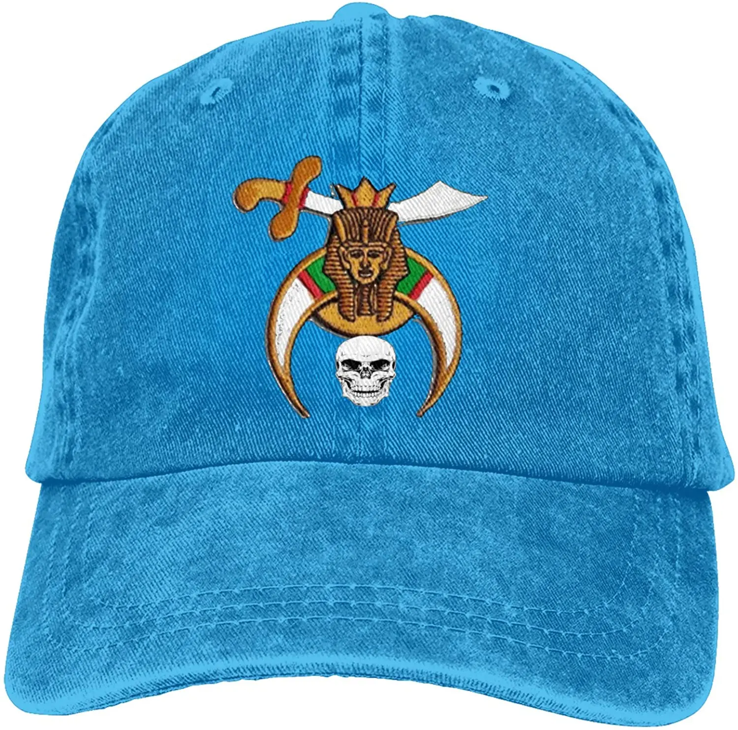 Masonic Shriners Symbol Freemasons Sports Denim Cap Adjustable Unisex Plain Baseball Cowboy Snapback Hat 
Masonic Shriners Symbol Freemasons Sports Denim Cap Adjustable Unisex Plain Baseball Cowboy Snapback Hat