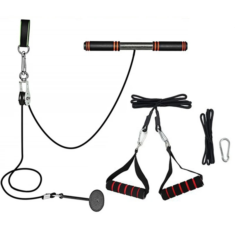 Fitness Arm Triceps Exercise with Pulley Attachment Weightlifting Home Gym Forearm Wrist Wheel Accessories
Fitness Arm Triceps Exercise with Pulley Attachment Weightlifting Home Gym Forearm Wrist Wheel Accessories