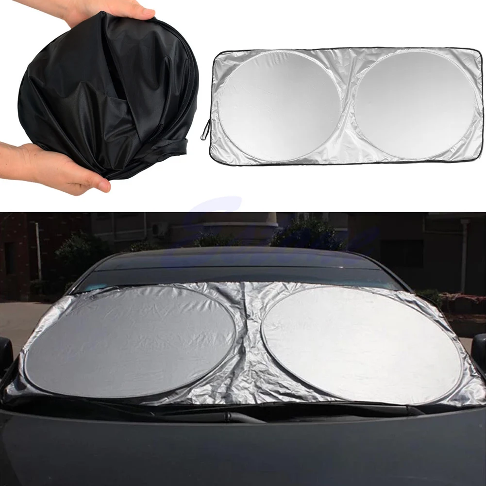 Jumbo Folding Front Rear Car Window Sun Shade Auto Visor Windshield Cover Block F7QB
Jumbo Folding Front Rear Car Window Sun Shade Auto Visor Windshield Cover Block F7QB