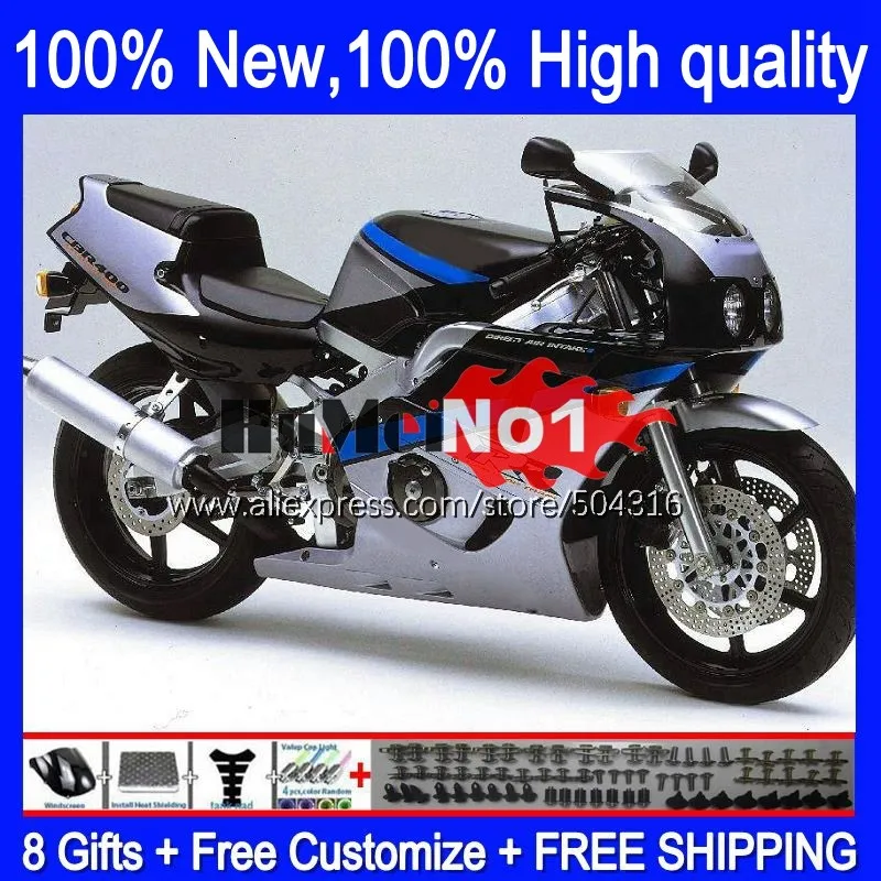 CBR400RR For HONDA CBR 400RR 400 RR 94 95 96 97 98 99 137MC.141 NC29 silvery new CBR400 RR 1994 1995 1996 1997 1998 1999 Fairing
CBR400RR For HONDA CBR 400RR 400 RR 94 95 96 97 98 99 137MC.141 NC29 silvery new CBR400 RR 1994 1995 1996 1997 1998 1999 Fairing