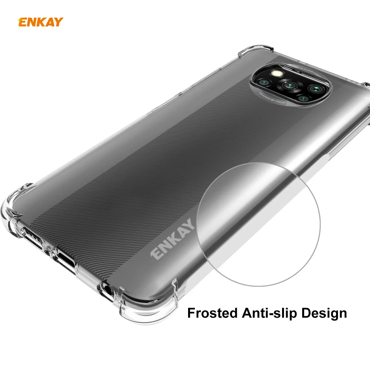 For Xiaomi Poco X3 /X3 NFC Hat-Prince ENKAY Clear TPU Shockproof Case Soft Anti-Slip Cover Mobile Phone Shell Perfect Phone Case
For Xiaomi Poco X3 /X3 NFC Hat-Prince ENKAY Clear TPU Shockproof Case Soft Anti-Slip Cover Mobile Phone Shell Perfect Phone Case
