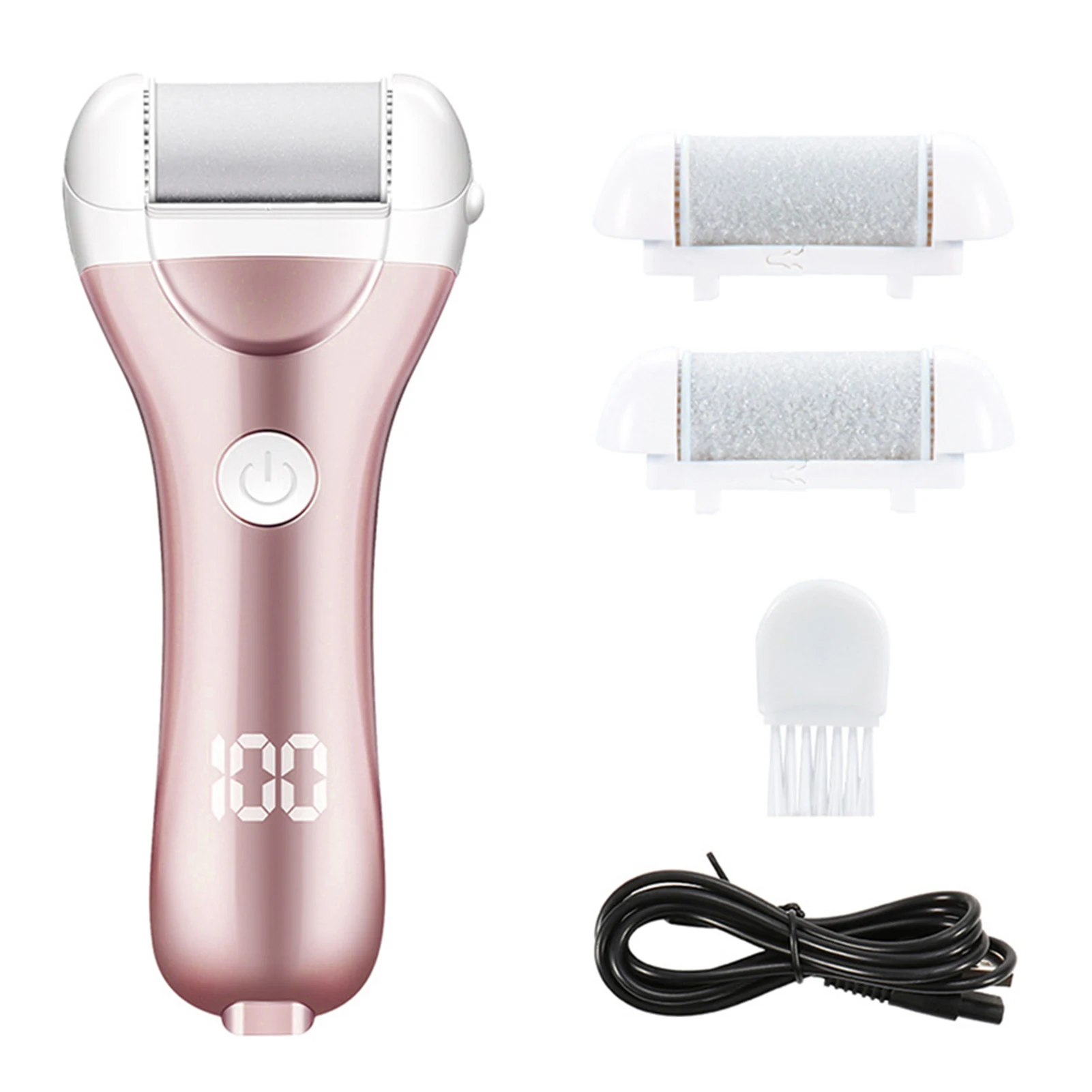 Hard Skin Remover Electric Foot File USB Rechargeable 2 Speeds Remove Cracked Heel Portable Home LCD Display ABS With 3 Rollers
Hard Skin Remover Electric Foot File USB Rechargeable 2 Speeds Remove Cracked Heel Portable Home LCD Display ABS With 3 Rollers