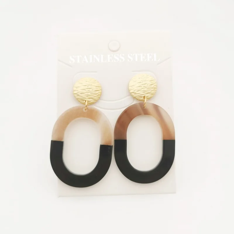 Acrylic hoop Earrings for women bohemian Acetate Big Drop Dangle Earing Geometric Earing Jewelry
Acrylic hoop Earrings for women bohemian Acetate Big Drop Dangle Earing Geometric Earing Jewelry