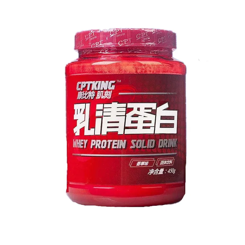 

CPT 450g Whey Protein Powder muscle milk nutrition supplement Shaker Mixing Bottle Sports Fitness gold Gain weight