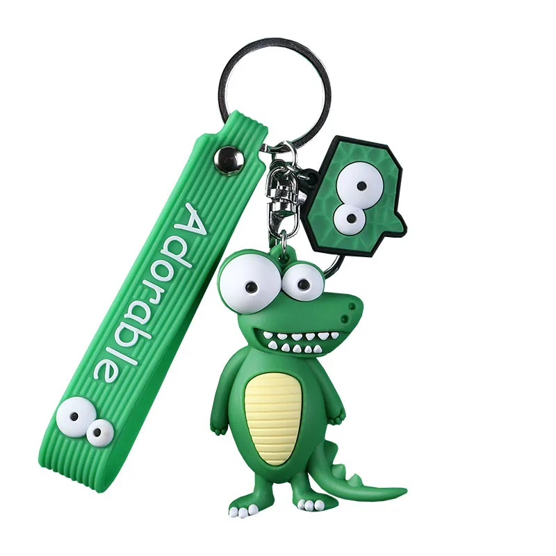 DIY Cute Cartoon Big Eye Dinosaur Keychain Cartoon Animal Doll Children Toy Pendant Key Chains Backpack Car Decoration Keyring
DIY Cute Cartoon Big Eye Dinosaur Keychain Cartoon Animal Doll Children Toy Pendant Key Chains Backpack Car Decoration Keyring