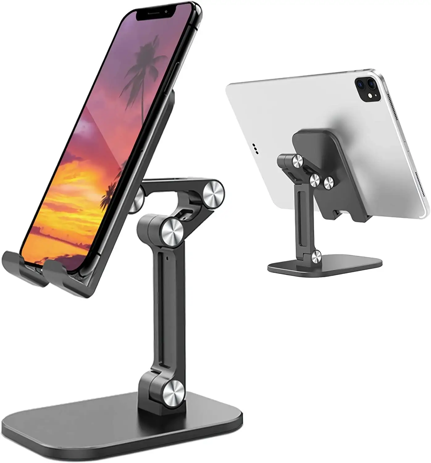 Adjustable Cell Phone Stand, Angle Height Adjustable Foldable, Phone Holder for Desk w/Anti-Slip Silicon Pad For Tablet Stand
Adjustable Cell Phone Stand, Angle Height Adjustable Foldable, Phone Holder for Desk w/Anti-Slip Silicon Pad For Tablet Stand